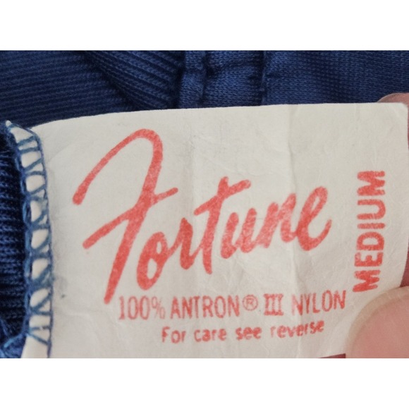 Vintage Fortune Blue Half Slip Skirt Intimates Made In USA Womens Size Medium - Picture 5 of 6